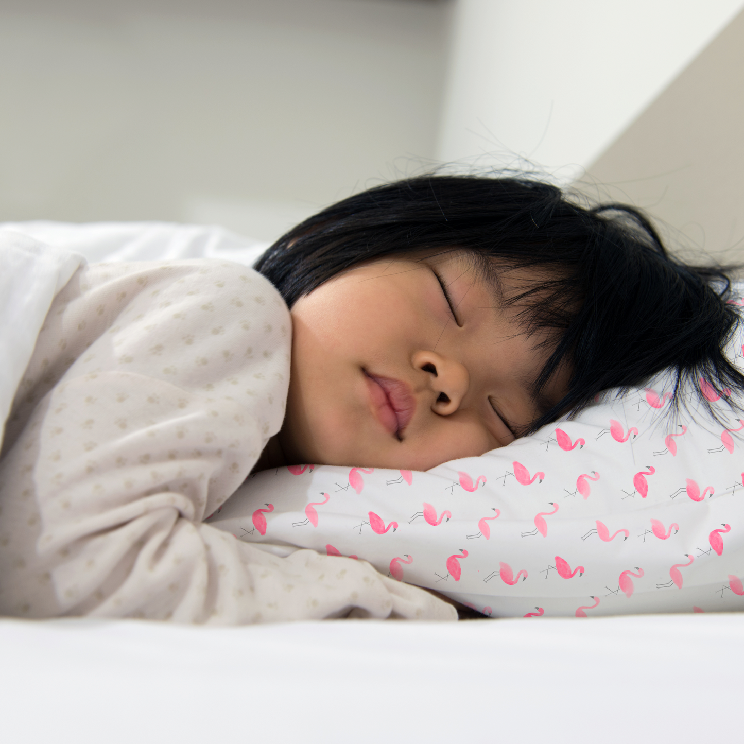 Cotton Pillowcase | Flamingo Flock