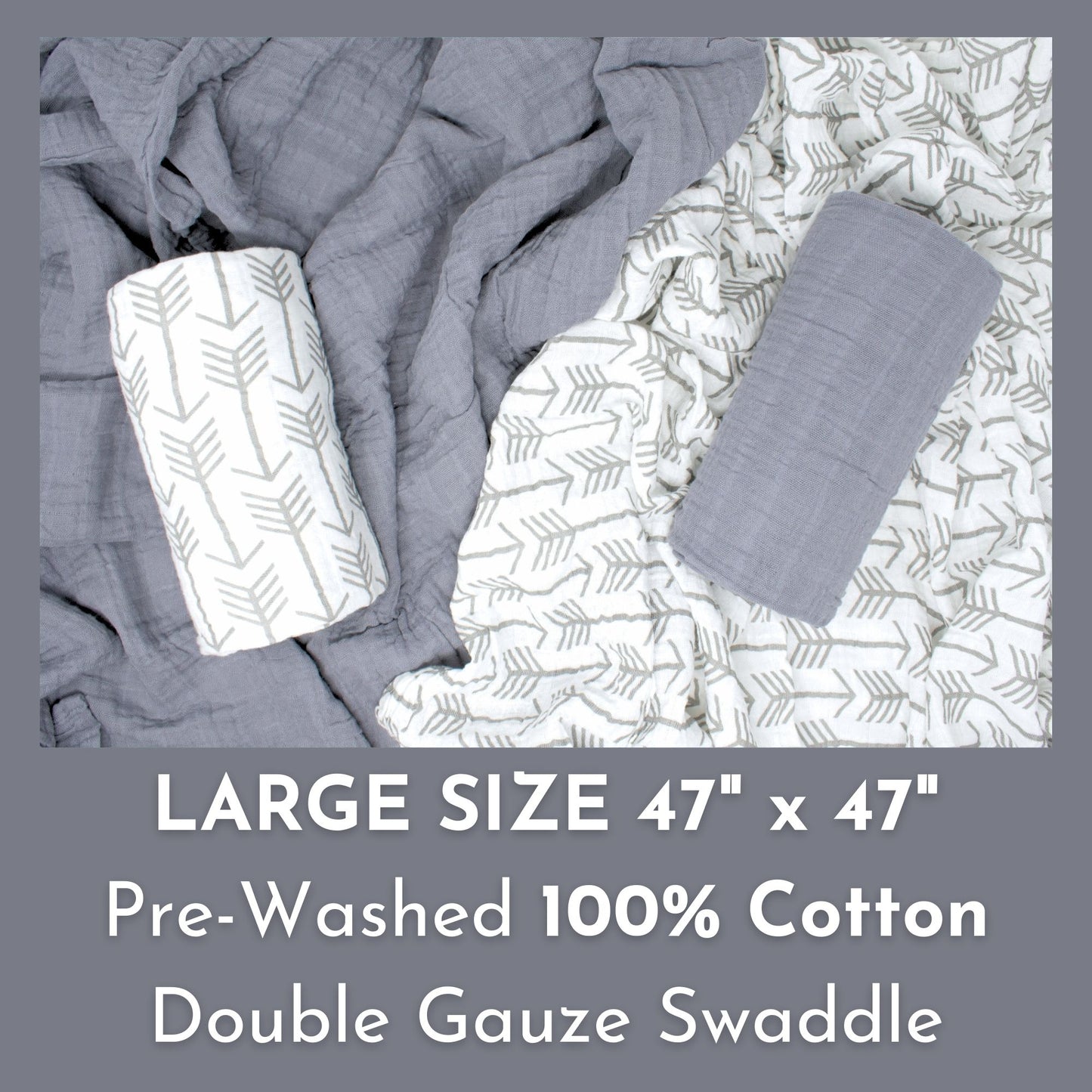 Muslin Blanket Set (Arrows)