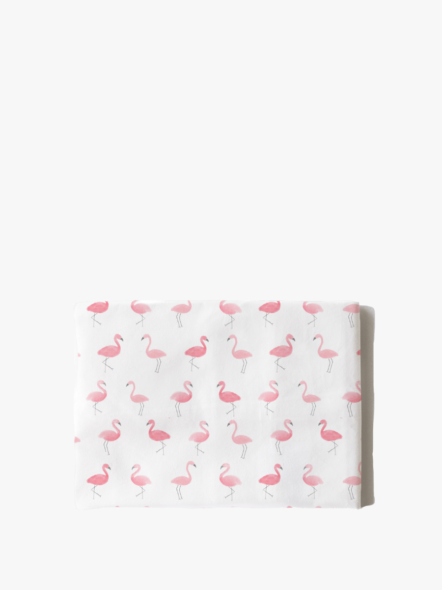 Cotton Pillowcase | Flamingo Flock