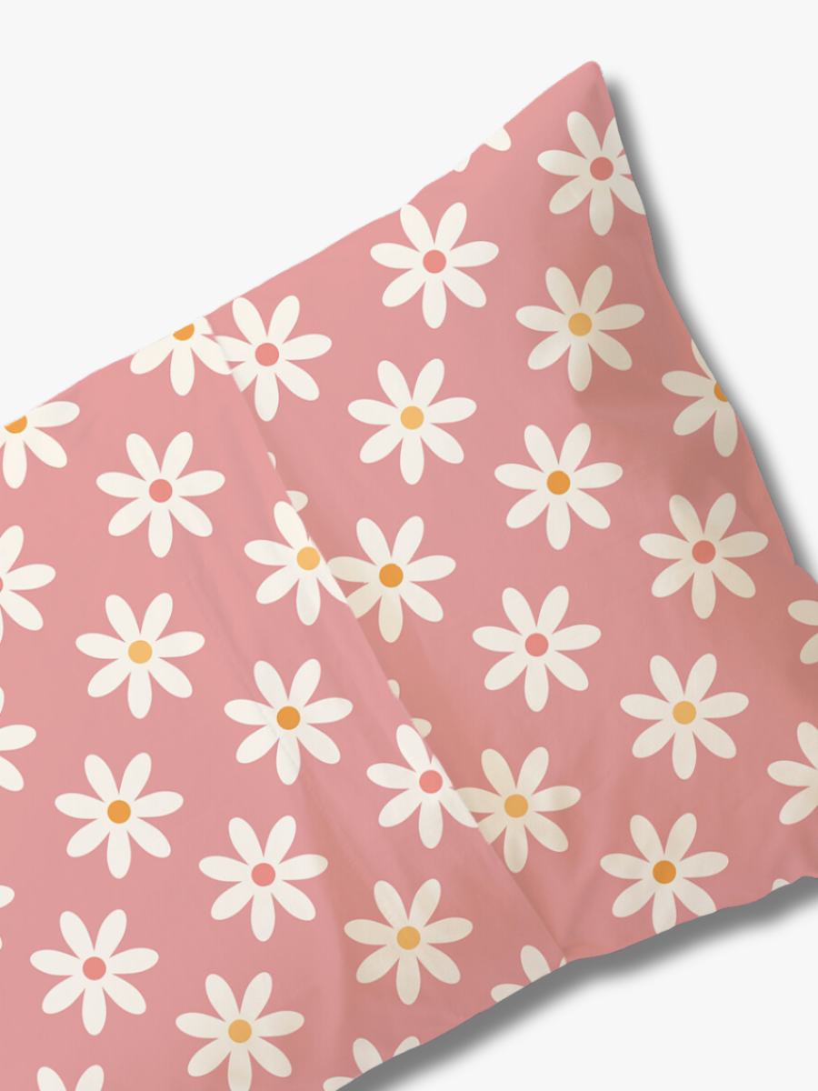 Cotton Pillowcase | Daisies
