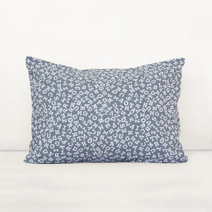 Cotton Pillowcase | Alphabet Gray