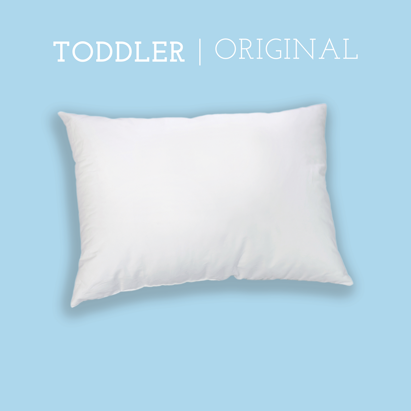 Hypoallergenic soft toddler pillow for kids 2+