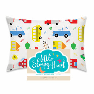 Cotton Pillowcase | Trucks N Cars