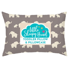 Pillow Bundle | Happy Elephants Gray