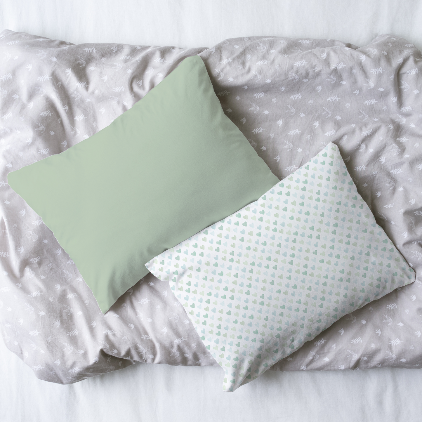 Pillow Bundle | Hearts Sage