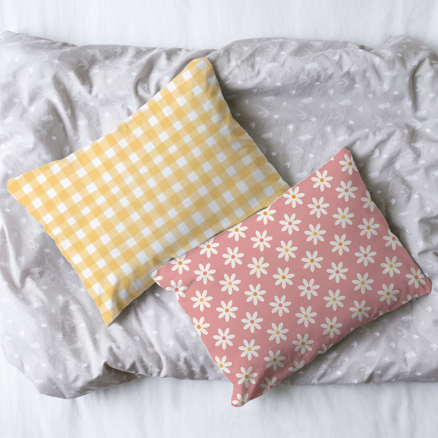 Pillow Bundle | Gingham Yellow