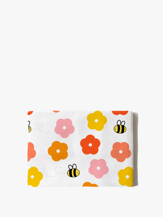 Cotton Pillowcase | Bee Happy