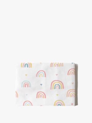 Cotton Pillowcase | Rainbows