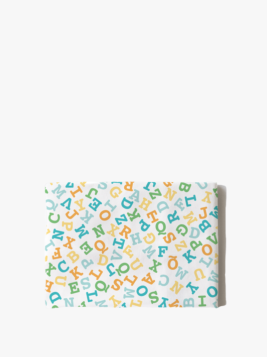 Cotton Pillowcase | Alphabet Sunshine