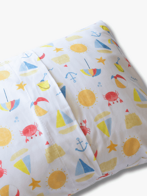 Cotton Pillowcase | Beach Days