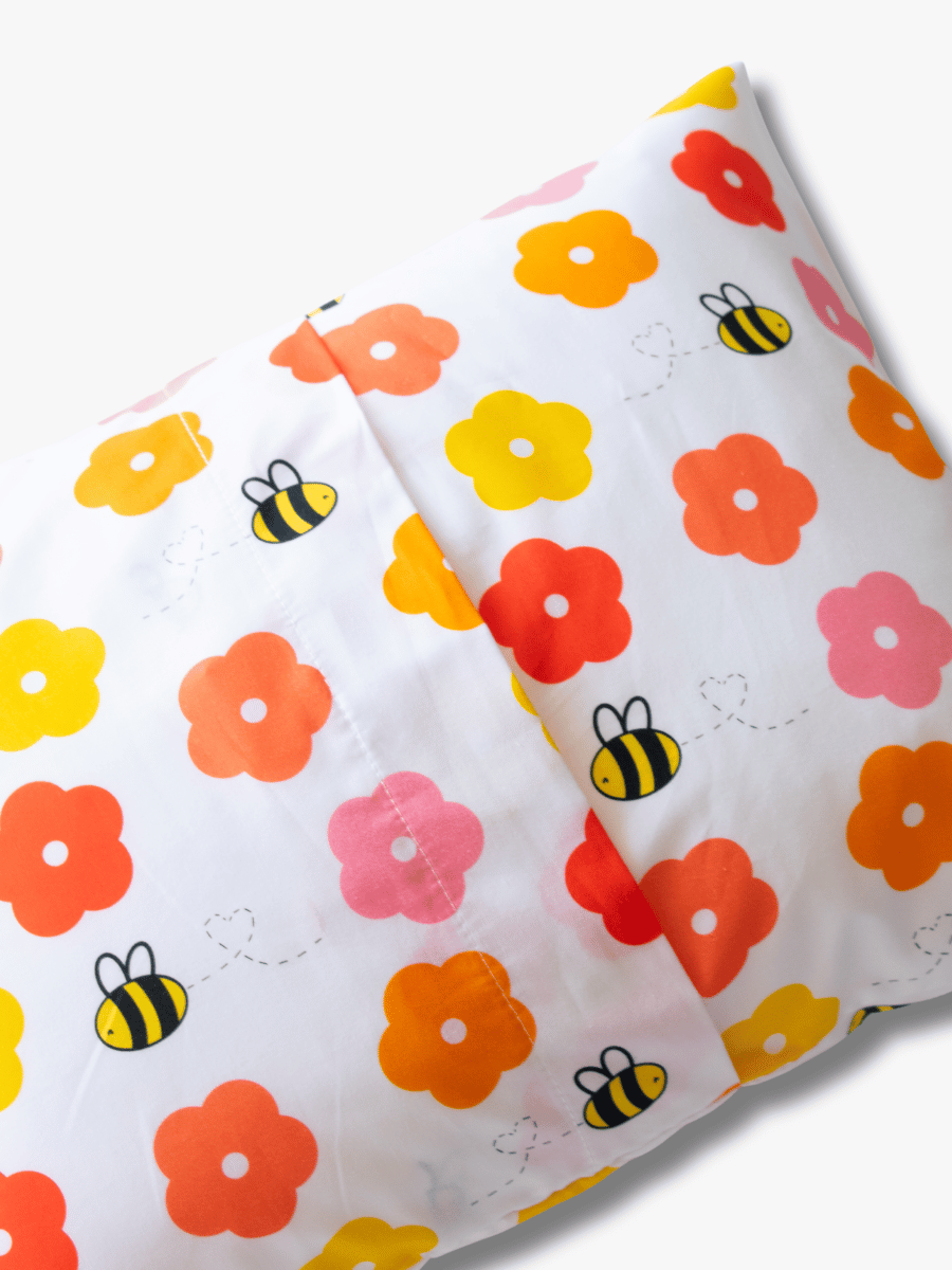 Cotton Pillowcase | Bee Happy