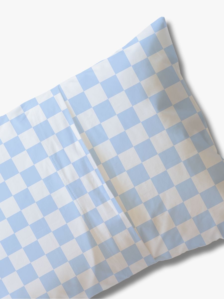 Pillow Bundle | Checkers Baby Blue