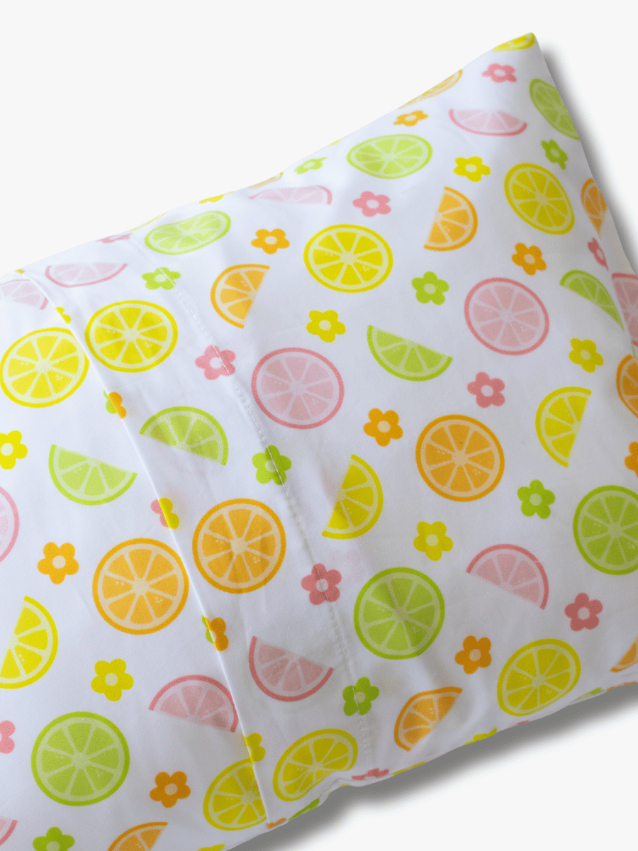 Cotton Pillowcase | Citrus Blossom