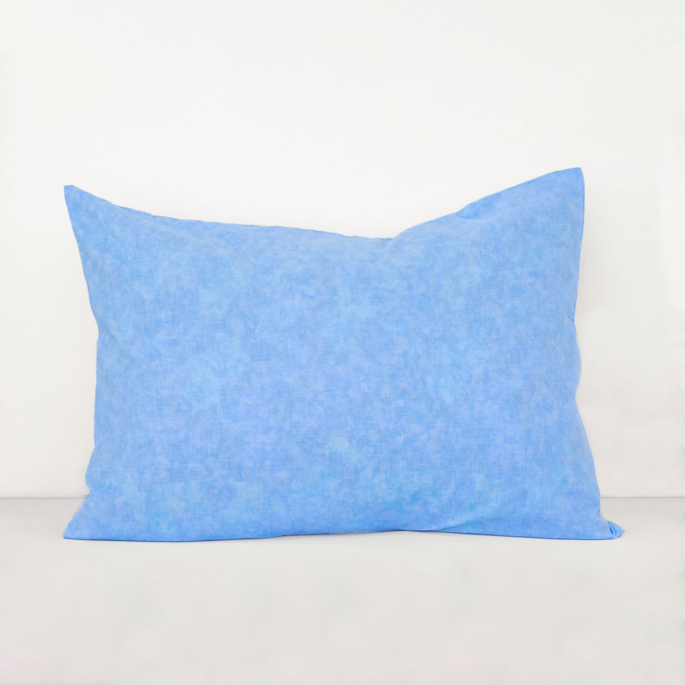 Cotton Pillowcase | Blue Marble