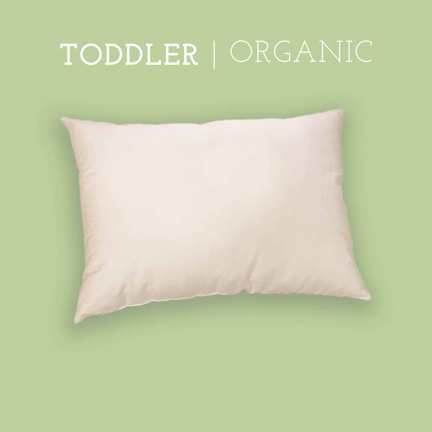 Organic Toddler Pillow (13" X 18")